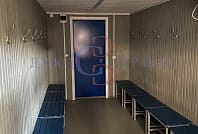Раздевалка на основе блок-контейнера 2,4 х 6,0м 